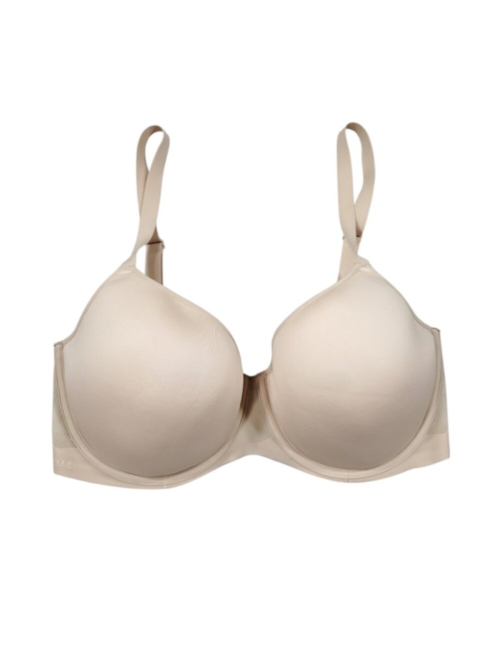 Chantelle Pure Light Spacer T-shirt Bra Underwire Lined Size 34DDD Beige Tan